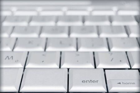 Close up of computer keyboard