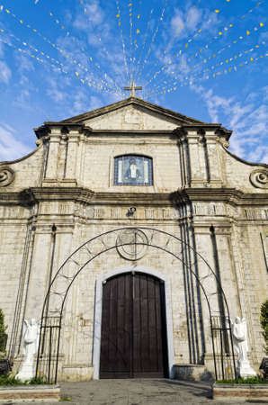 The Imus Cathedral in Imus, Cavite, Philippines.の写真素材