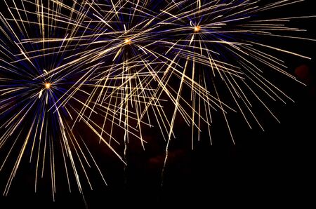 Fireworks dispaly during the New Yearの写真素材