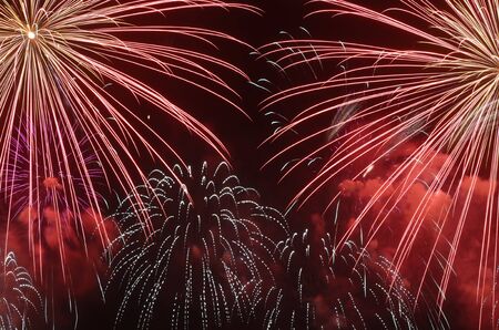 Fireworks dispaly during the New Year