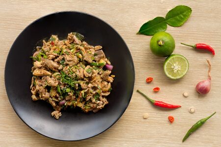 Spicy Minced Duck Salad