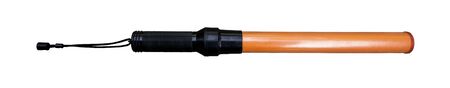 light traffic baton with white background.の写真素材