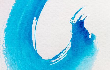 Hand painted watercolor sky and clouds, abstract watercolor backgroundの写真素材