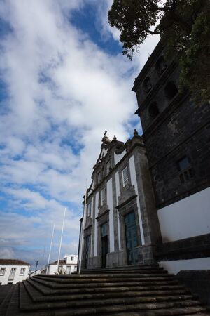 The town of Ribeira Grande on the island of San Miguel in the Azoresのeditorial素材