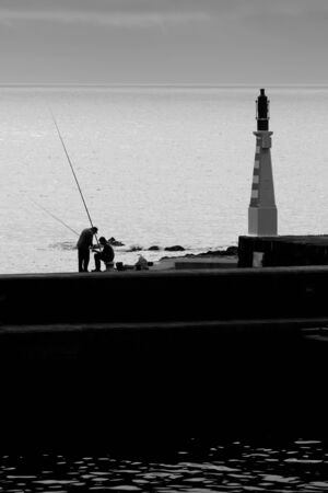 The village and port of Caloura on the island of San Miguel in the Azoresのeditorial素材