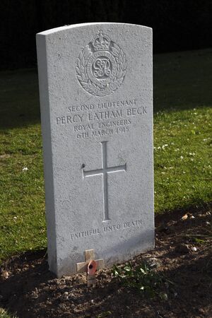The Ramparts First World War cemetery in the historic Belgian city of Ypresのeditorial素材