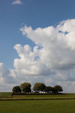 Prowse Point British First World War cemetery near Ploegsteert Wood in Belgiumのeditorial素材