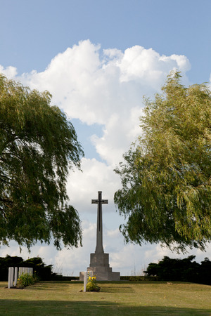 Prowse Point British First World War cemetery near Ploegsteert Wood in Belgiumのeditorial素材