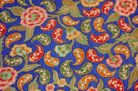 detailed patterns of batik cloth の写真素材