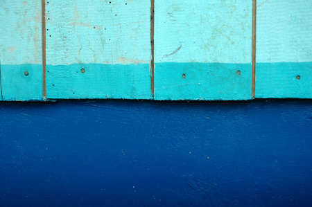 blue wall boardの写真素材