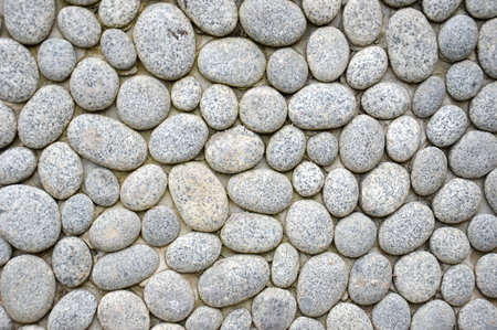pebbles wall backgroundの写真素材