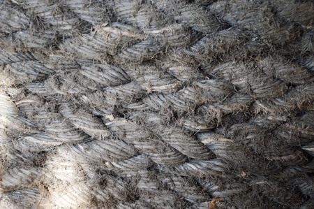 detailed pattern and texture of rope backgroundの写真素材