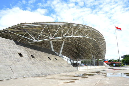 stadium at Karebosi field Makassar, Indonesiaのeditorial素材