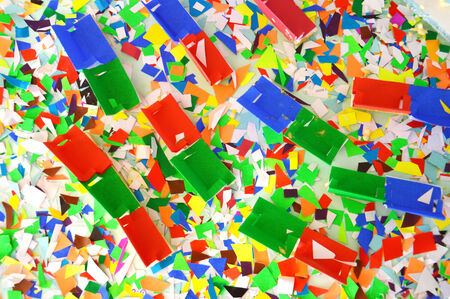 abstrac papers colorful backgroundの写真素材