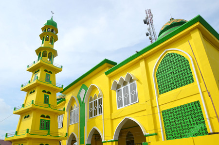 Mosque at Malinau Indonesiaの写真素材