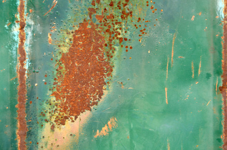 texture of the paint peeling iron drumの写真素材