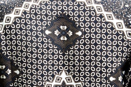 detailed patterns of Indonesia batik clothの写真素材