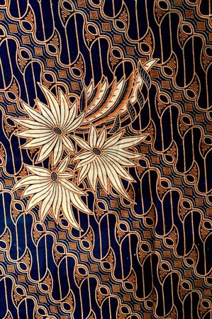 detailed pattern of batik cloth