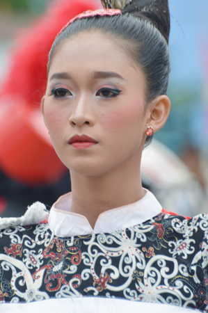 TARAKAN, INDONESIA. 22th January 2017.marching band competition at Don Bosco school Tarakan, Indonesiaのeditorial素材