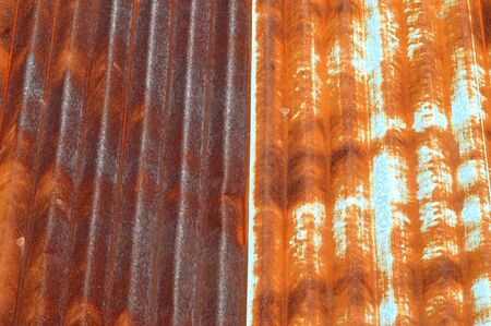 old zinc roofl backgroundの写真素材