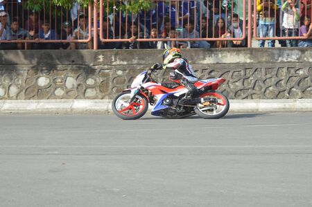 TARAKAN, INDONESIA. 20th May 2017. Motoprix national championship oin the non-permanent circuit Datu...