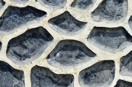 texture and pattern on the rock wallの写真素材
