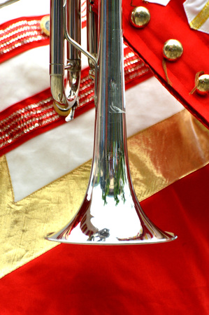 Detailed drumband instrument and propertyの写真素材