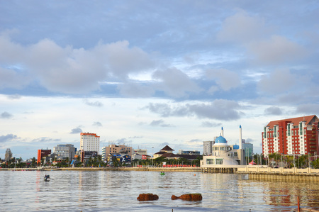 MAKASSAR, INDONESIA. 7th January 2014. Losari Beach Makassar Indonesia