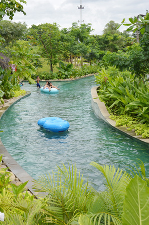 MAKASSAR, INDONESIA - JANUARY , 6, 2014 : Bugis Waterpark at Makassar Indonesia