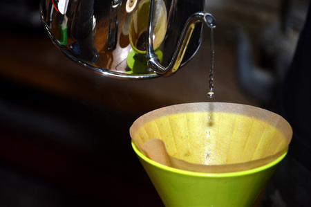pour over coffee manual brew methodの写真素材