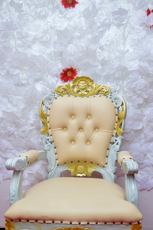 the bridal chairの写真素材
