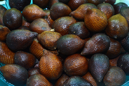 Salak or snake fruit Backgroundの写真素材
