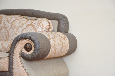 luxury sofa chair on the living roomの写真素材