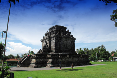 Mendut Temple , Buddhist temples inherited from ancient kingdoms in Magelang - Indonesiaのeditorial素材