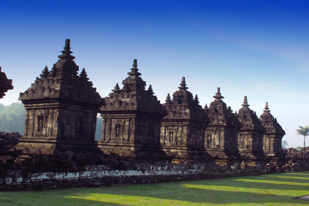 Plaosan Tempel, Buddhist temples inherited from ancient kingdoms in KLATEN - INDONESIAのeditorial素材