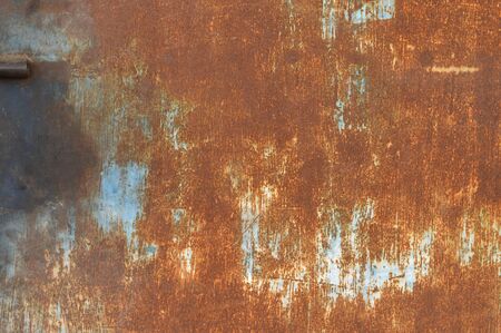 detail textures and patterns of rusty iron plate
