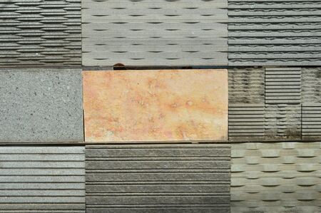 Detailed texture various marble on the wall or floorの写真素材