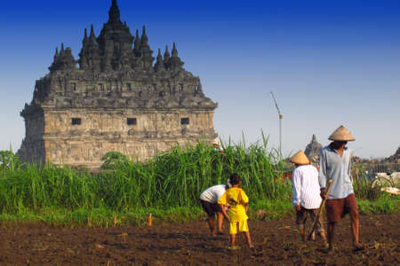 Plaosan Tempel, Buddhist temples inherited from ancient kingdoms in KLATEN - INDONESIA, 1st JULY 2013のeditorial素材