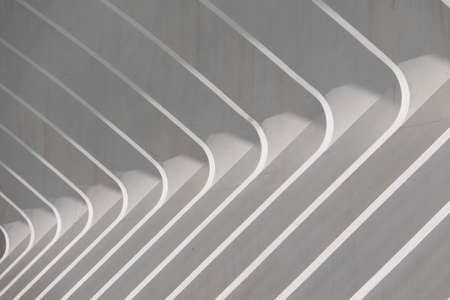 Contrasting white diagonal lines in abstract architectural graphic image.