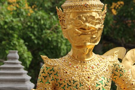 Emerald Pagoda, Bangkok, Thailand.のeditorial素材