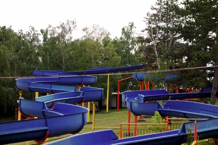 Abandoned water toboggan