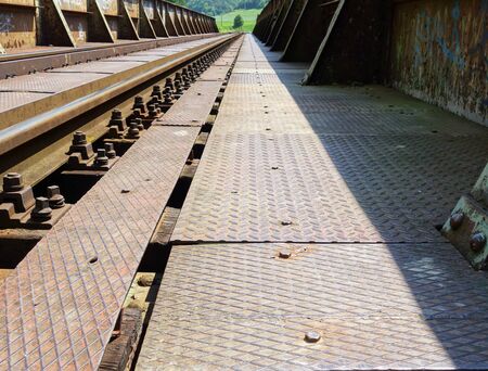 Railway bridge over the river
