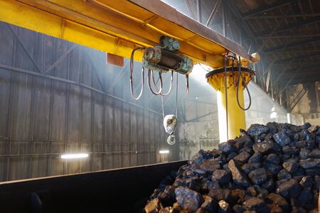 Coal for steam locomotive