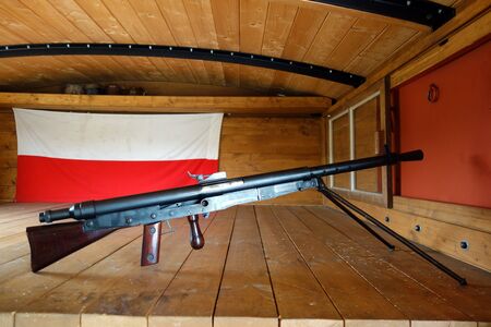 Historic machine gun