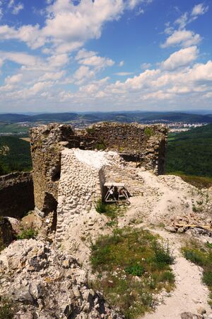 Reconstruction of Jasenov Castle, Slovakiaの写真素材