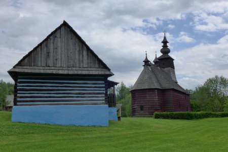 Open Air Museum, Stara Lubovna, Slovakiaのeditorial素材