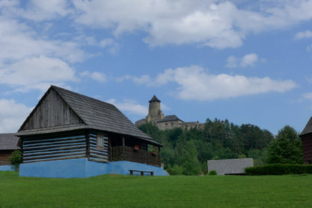 Open Air Museum, Stara Lubovna, Slovakiaのeditorial素材