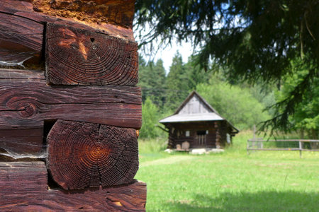 Open Air Museum, Stara Lubovna, Slovakiaのeditorial素材