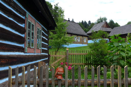 Open Air Museum, Stara Lubovna, Slovakiaのeditorial素材