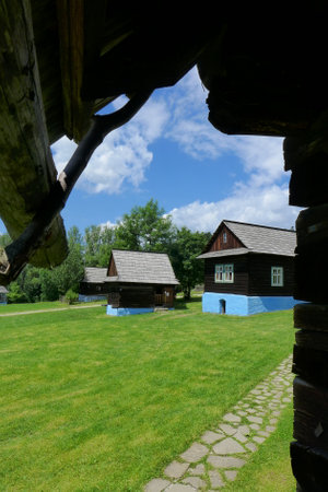 Open Air Museum, Stara Lubovna, Slovakiaのeditorial素材